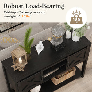 Wood Console Table for Entryway, Hallway & Living Room  Wooden Bazar