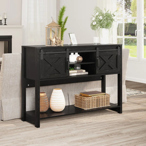 Wood Console Table for Entryway, Hallway & Living Room  Wooden Bazar