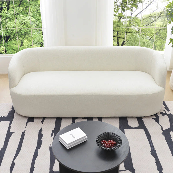 KERVINK Upholstered Sofa - Wooden Bazar