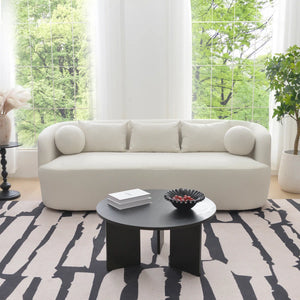 KERVINK Upholstered Sofa - Wooden Bazar