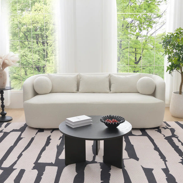 KERVINK Upholstered Sofa - Wooden Bazar