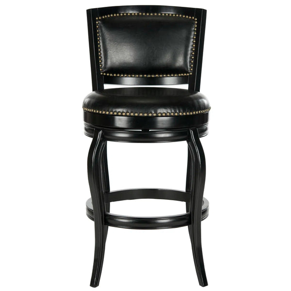Brockway Swivel 29" Bar Stool  Wooden Bazar