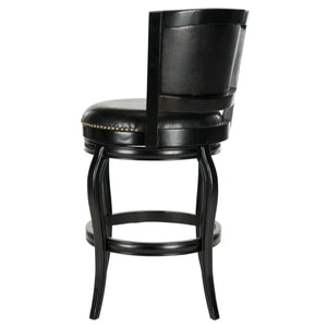 Brockway Swivel 29" Bar Stool  Wooden Bazar