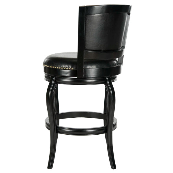 Brockway Swivel 29" Bar Stool  Wooden Bazar