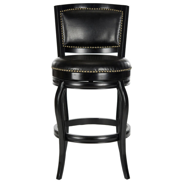 Brockway Swivel 29" Bar Stool  Wooden Bazar