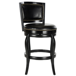 Brockway Swivel 29" Bar Stool  Wooden Bazar
