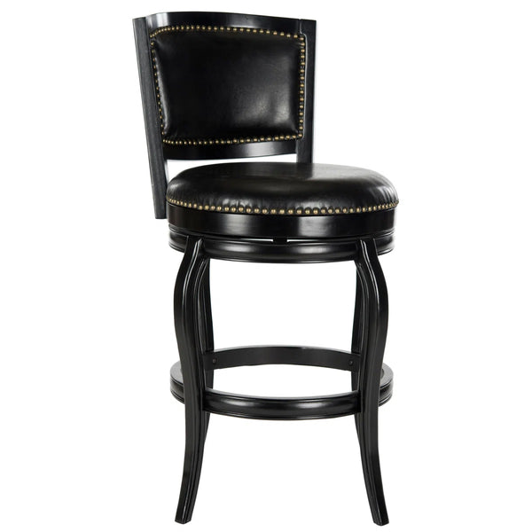 Brockway Swivel 29" Bar Stool  Wooden Bazar