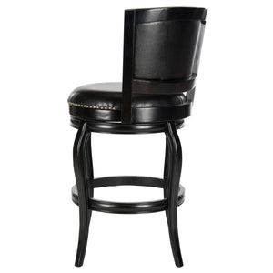 Brockway Swivel 29" Bar Stool  Wooden Bazar