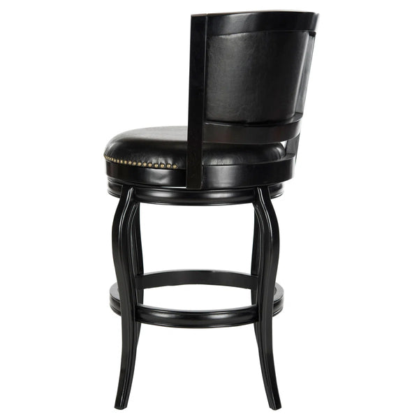Brockway Swivel 29" Bar Stool  Wooden Bazar