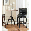 Brockway Swivel 29" Bar Stool  Wooden Bazar