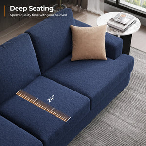 Brooklington Upholstered Sofa  Wooden Bazar
