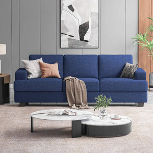 Brooklington Upholstered Sofa  Wooden Bazar