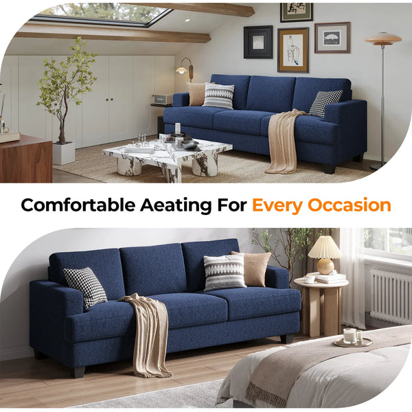 Brooklington Upholstered Sofa  Wooden Bazar