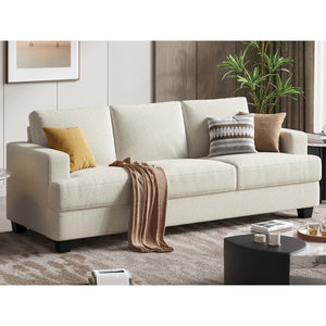 Brooklington Upholstered Sofa  Wooden Bazar