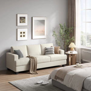 Brooklington Upholstered Sofa  Wooden Bazar
