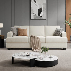 Brooklington Upholstered Sofa  Wooden Bazar