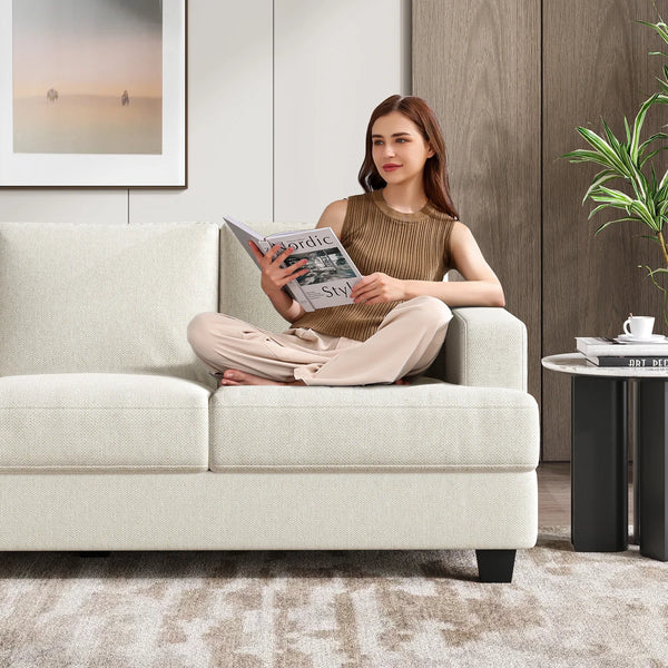 Brooklington Upholstered Sofa  Wooden Bazar