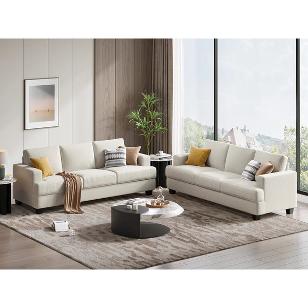 Brooklington Upholstered Sofa  Wooden Bazar