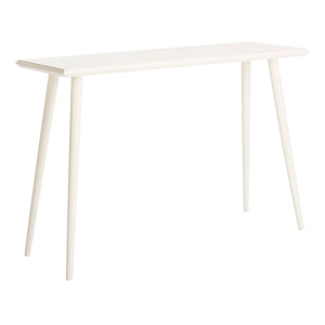 W-Shaped Solid Wood Top Console Table for Entryway, Hallway & Living Room  Wooden Bazar