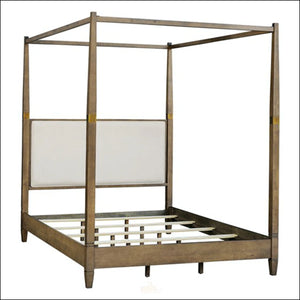 Kenjin Modern Canopy Bed for modern living - Wooden Bazar