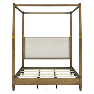 Kenjin Modern Canopy Bed for modern living - Wooden Bazar