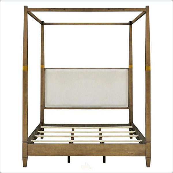Kenjin Modern Canopy Bed for modern living - Wooden Bazar