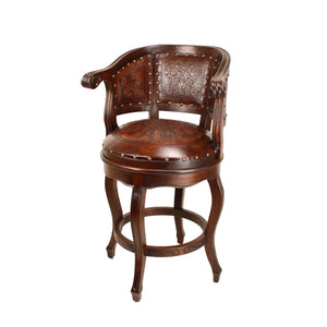 Cardinal Swivel Solid Wood 30" Bar Stool  Wooden Bazar