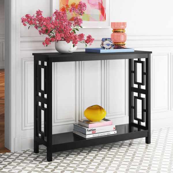 Modern Console Table for Entryway, Hallway & Living Room – Contemporary Accent Table  Wooden Bazar