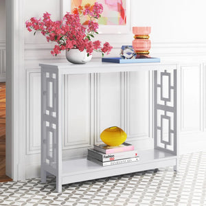Modern Console Table for Entryway, Hallway & Living Room – Contemporary Accent Table  Wooden Bazar