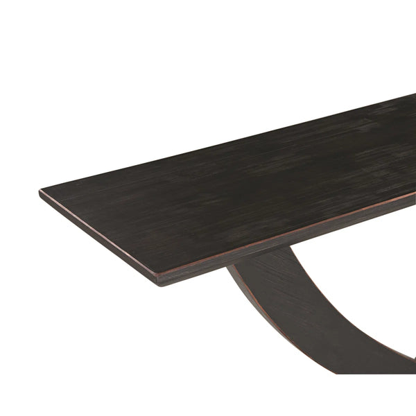 Solid Wood Top Console Table for Entryway, Hallway & Living Room – Modern Accent Table  Wooden Bazar