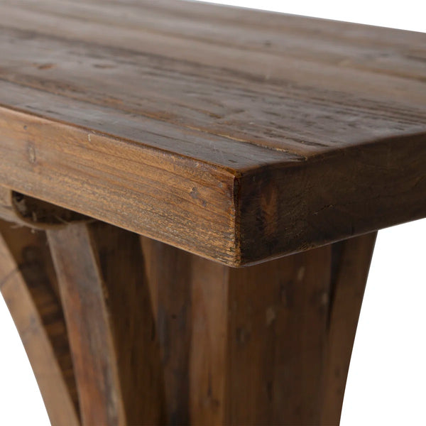 Solid Wood Top Console Table for Entryway, Hallway & Living Room  Wooden Bazar