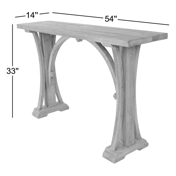 Solid Wood Top Console Table for Entryway, Hallway & Living Room  Wooden Bazar