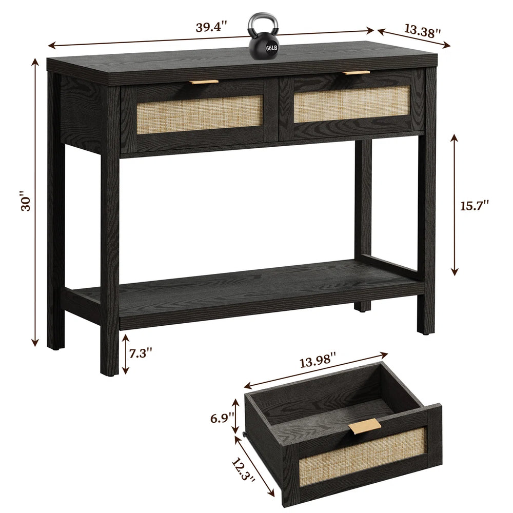 Versatile Living Room Console Table  Wooden Bazar