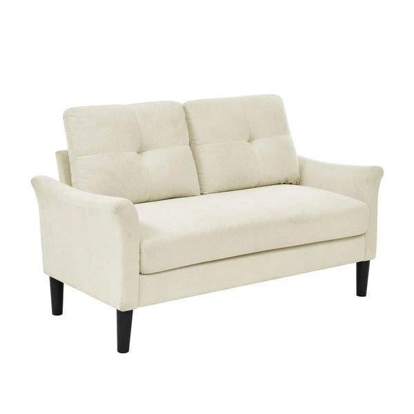 Chela 56.3" Loveseat Sofa  Wooden Bazar