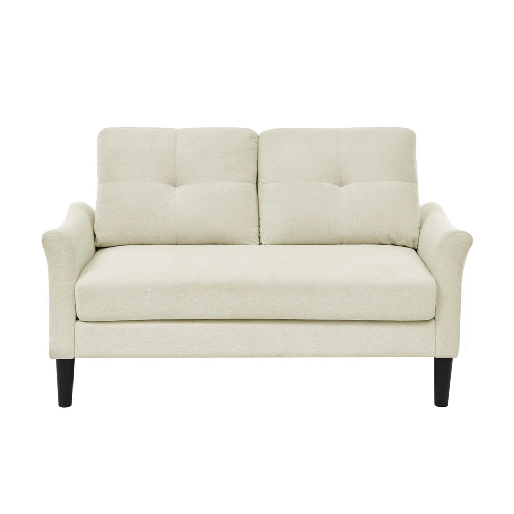 Chela 56.3" Loveseat Sofa  Wooden Bazar
