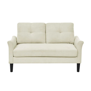 Chela 56.3" Loveseat Sofa  Wooden Bazar