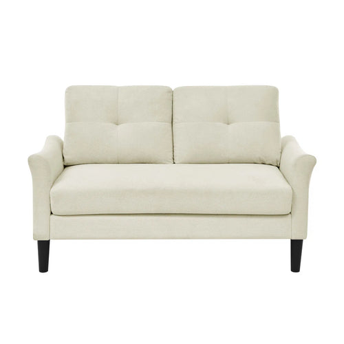 Chela 56.3" Loveseat Sofa  Wooden Bazar