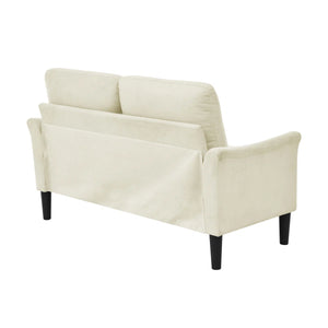Chela 56.3" Loveseat Sofa  Wooden Bazar