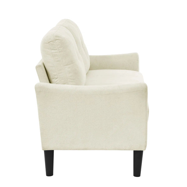 Chela 56.3" Loveseat Sofa  Wooden Bazar