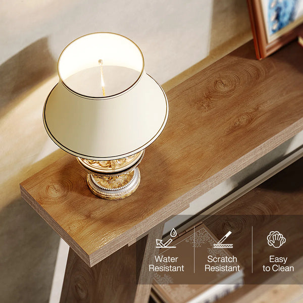 Clavel Long Console Table for Entryway, Hallway & Living Room  Wooden Bazar
