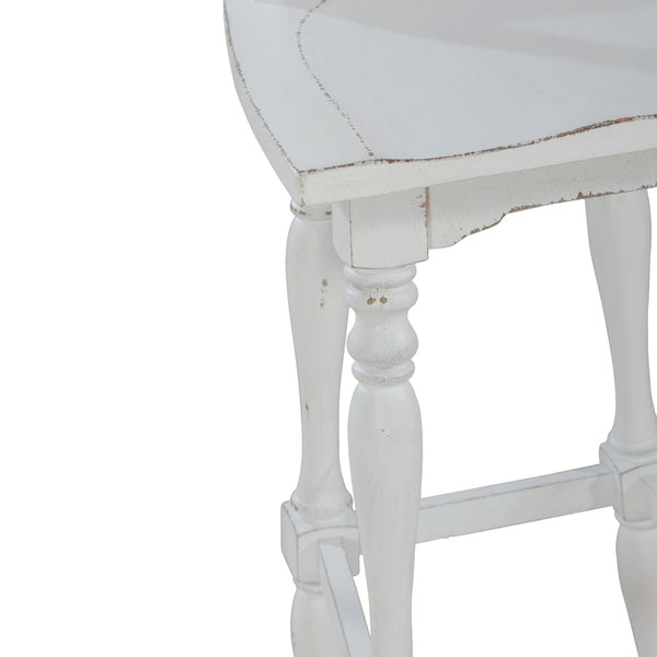 Colchester 30" Ladder Back Swivel Chair (Set of 2)  Wooden Bazar