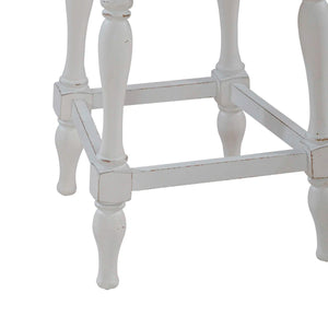 Colchester 30" Ladder Back Swivel Chair (Set of 2)  Wooden Bazar
