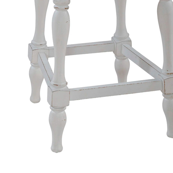 Colchester 30" Ladder Back Swivel Chair (Set of 2)  Wooden Bazar