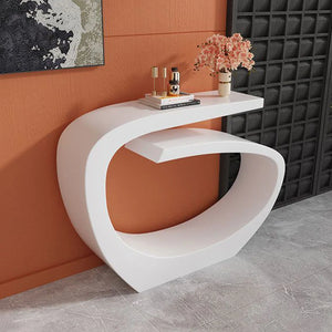 Contemporary Accent Console Table  Wooden Bazar