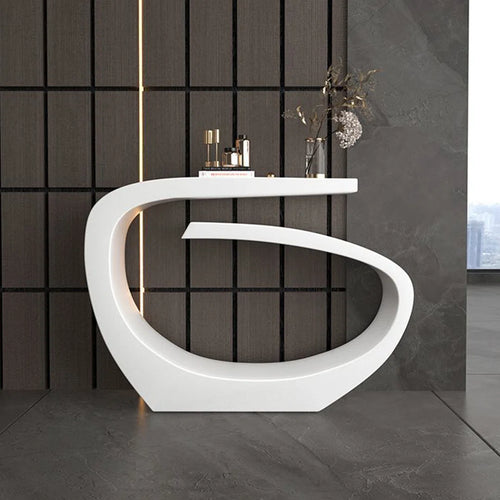 Contemporary Accent Console Table  Wooden Bazar