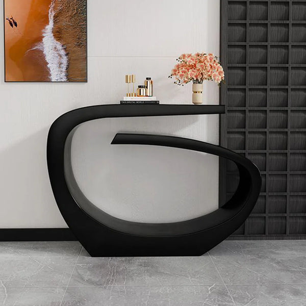 Contemporary Accent Console Table  Wooden Bazar