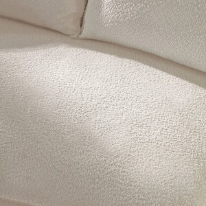 Pikano Curved Sofa With Ingenious Shape Beige - Wooden Bazar