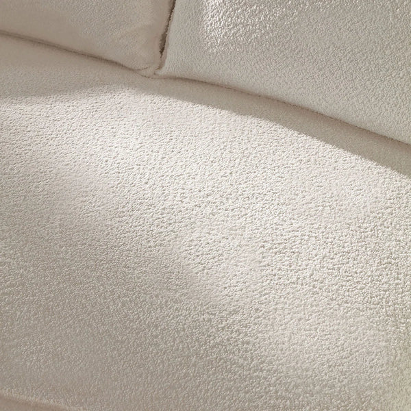 Pikano Curved Sofa With Ingenious Shape Beige - Wooden Bazar