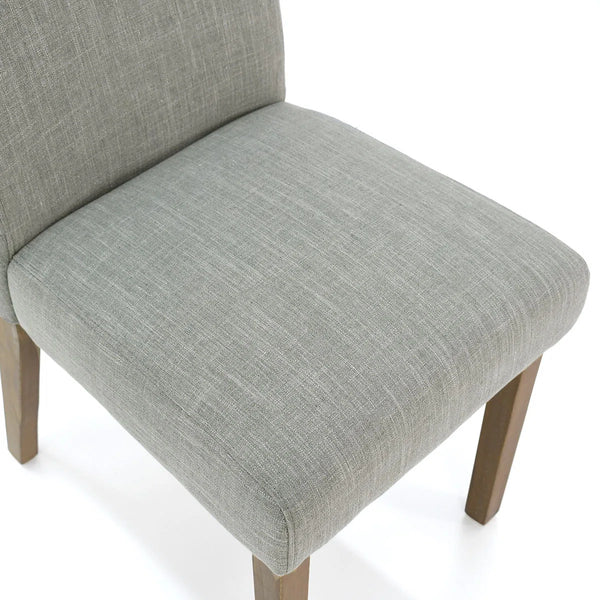 4 Seater Dining Table Sets With 41.5'' Round Table & 4 Upholstered Linen Chairs