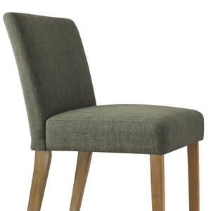 4 Seater Dining Table Sets With 41.5'' Round Table & 4 Upholstered Linen Chairs